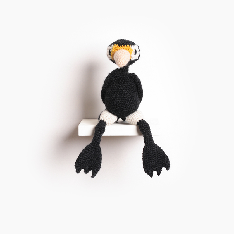 Lois the Great Cormorant Crochet Pattern